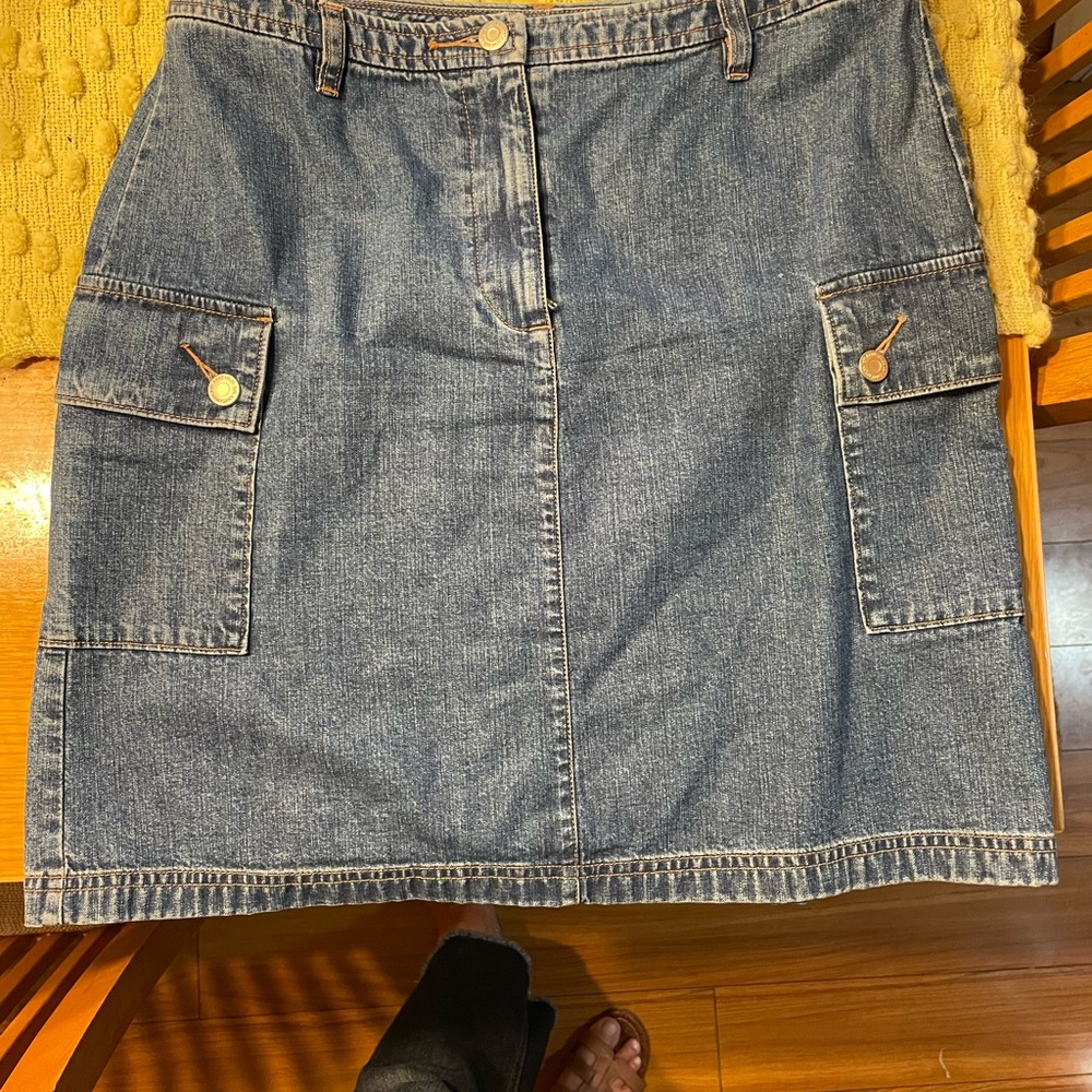 Loft Jean skirt